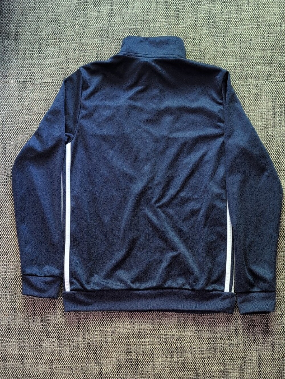 adidas Navy Track Jacket with White Accents - Picture 3 of 3